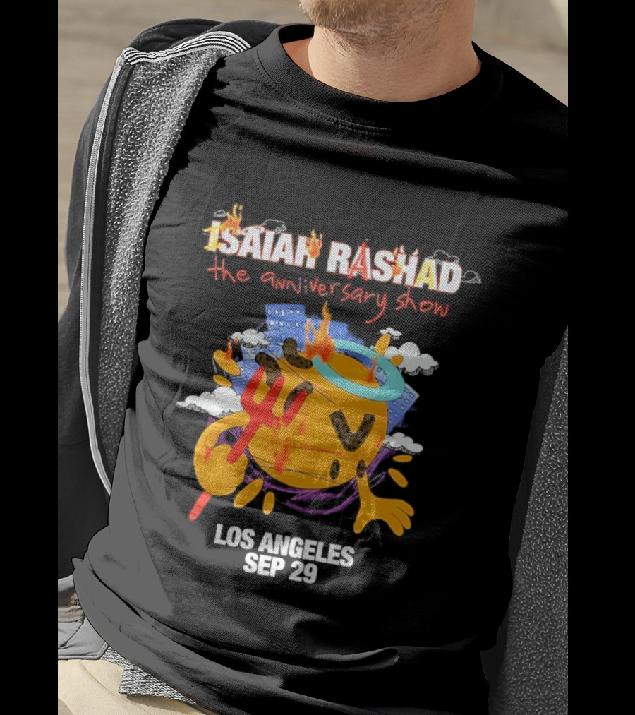 Isaiah Rashad The Anniversary Show Los Angeles Sep 29 T-Shirt