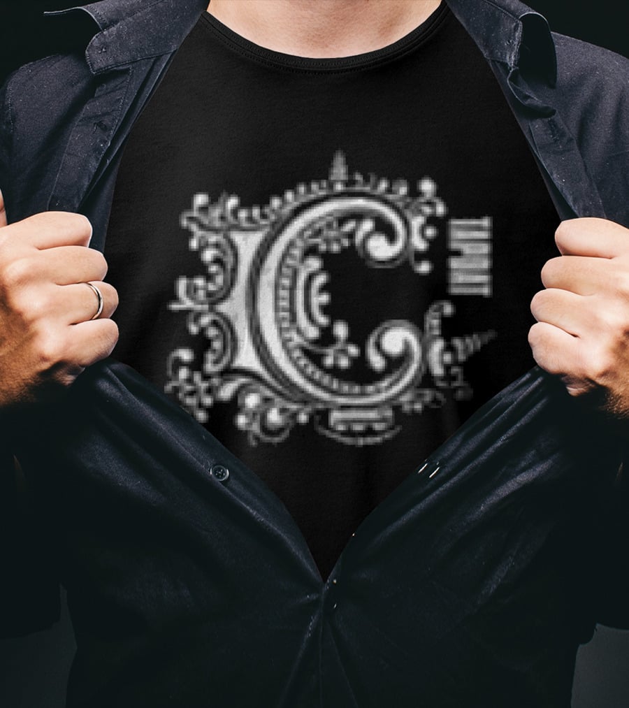 Chiodos Tapdat Circular Dance Store C Letter Ornate T-Shirt