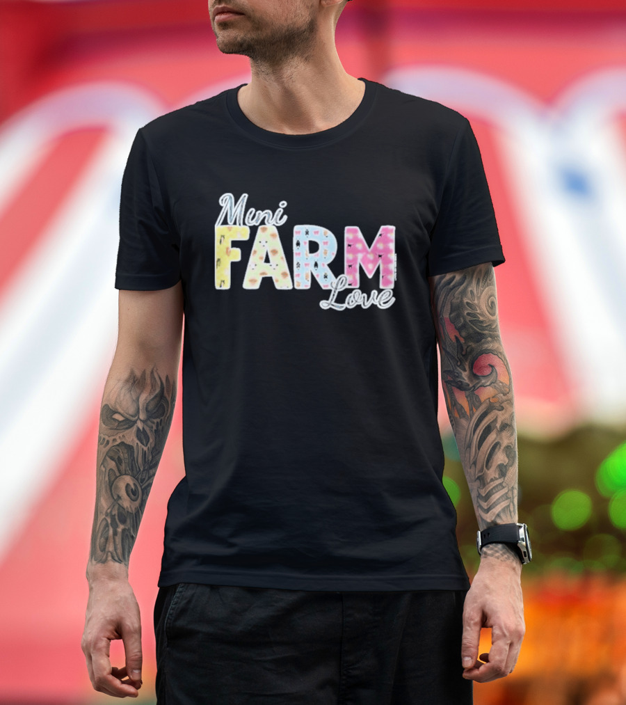 Mini Farm Love Floral Pastel T-Shirt