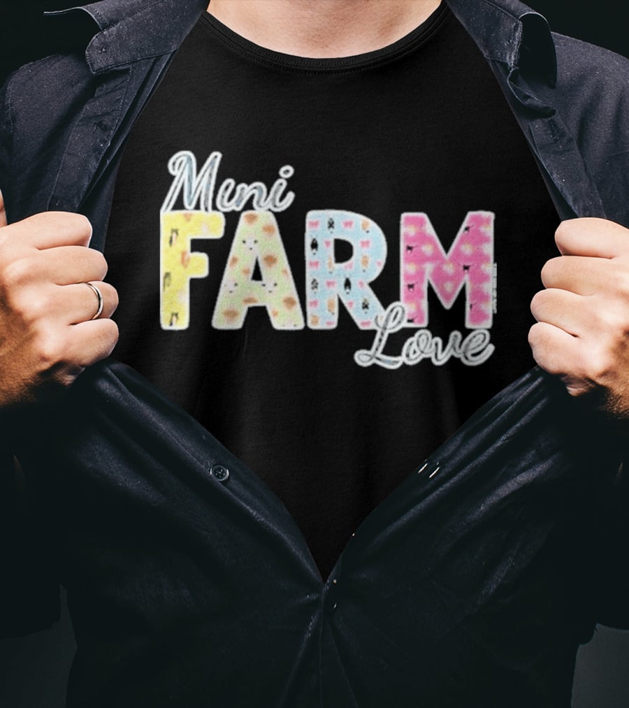 Mini Farm Love Floral Pastel T-Shirt