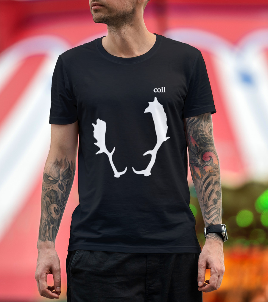 Coil Black Antlers T-Shirt