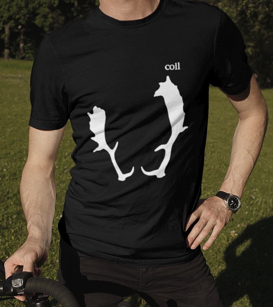 Coil Black Antlers T-Shirt