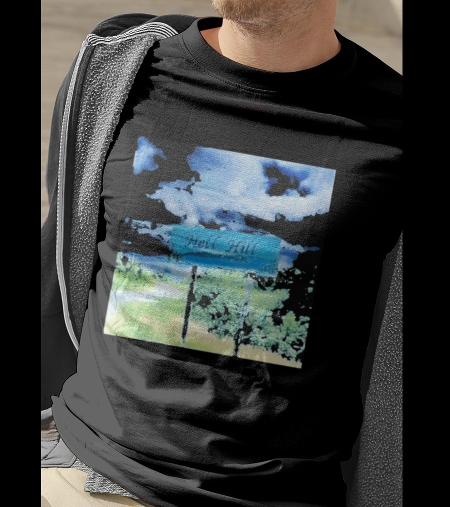 Elita Harkov Hell Hill Scenic Road Sign T-Shirt