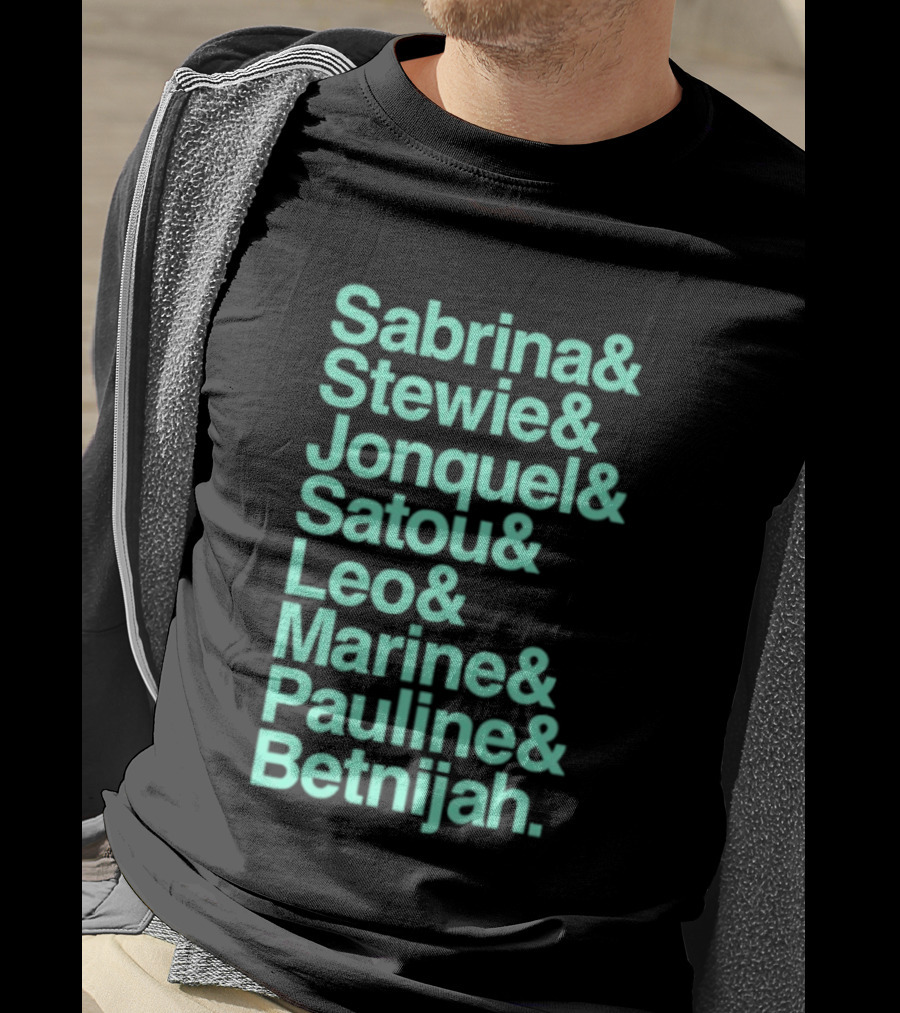 Sabrina Stewie Jonquel Satou Leo Marine Pauline Betnijah New York Liberty 2026 WNBA Players T-Shirt