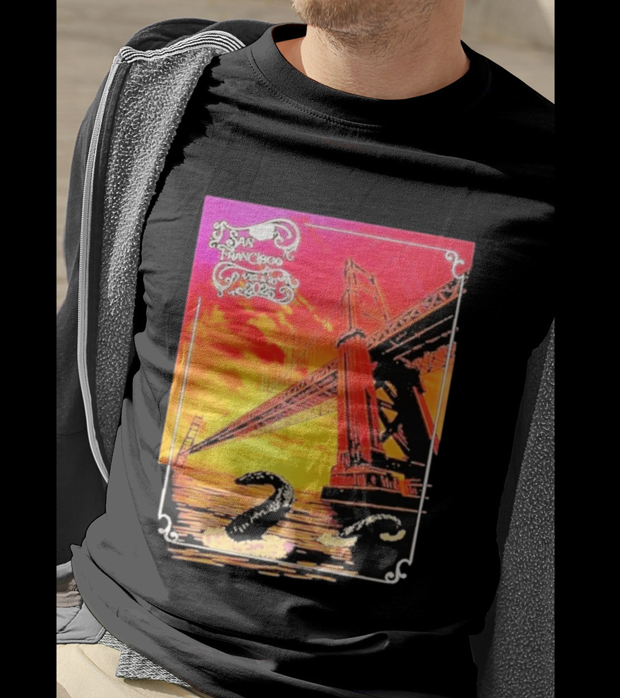Phish The Spring Tour 2025 Bill Graham Civic Auditorium San Francisco April 22nd 23rdBridge T-Shirt