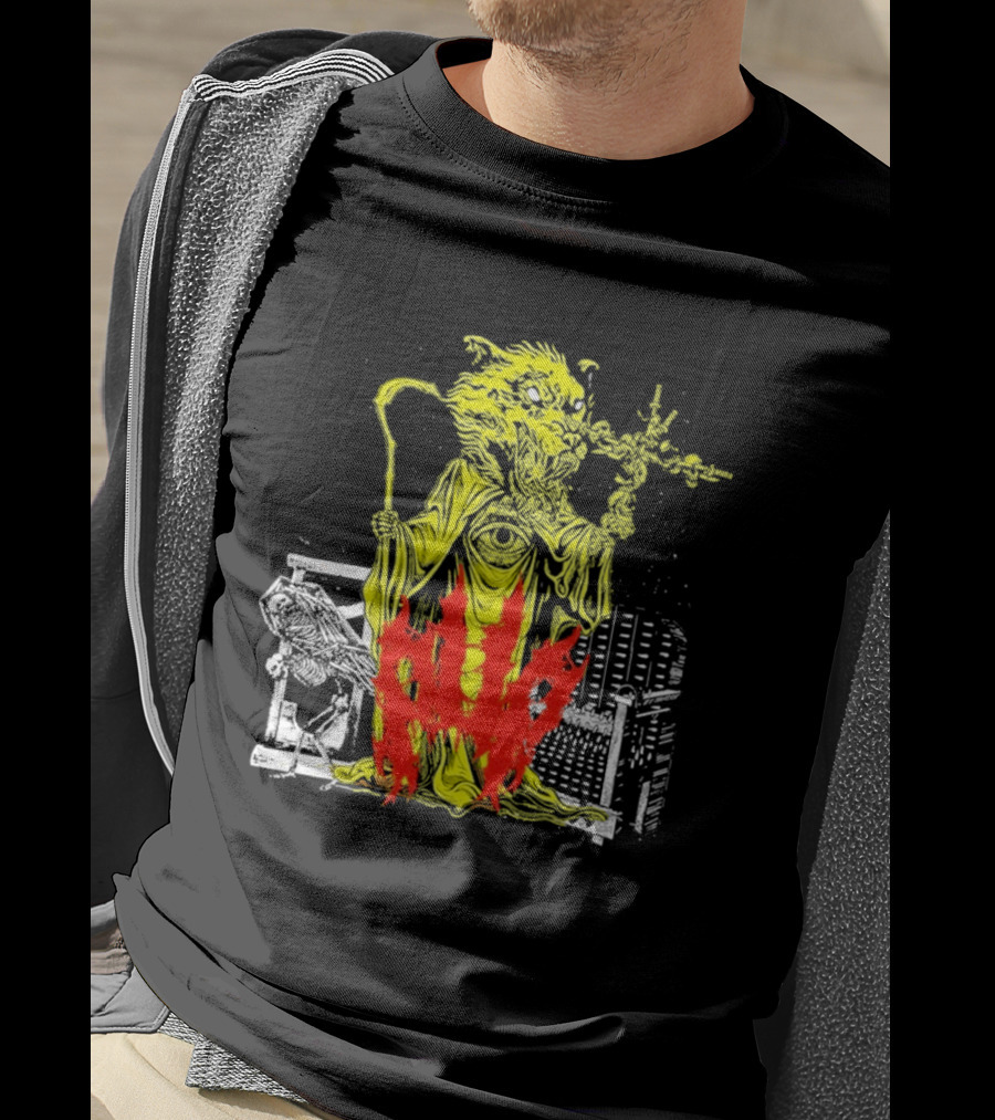 Pup Demon Prince Wizard Staff Fantasy T-Shirt