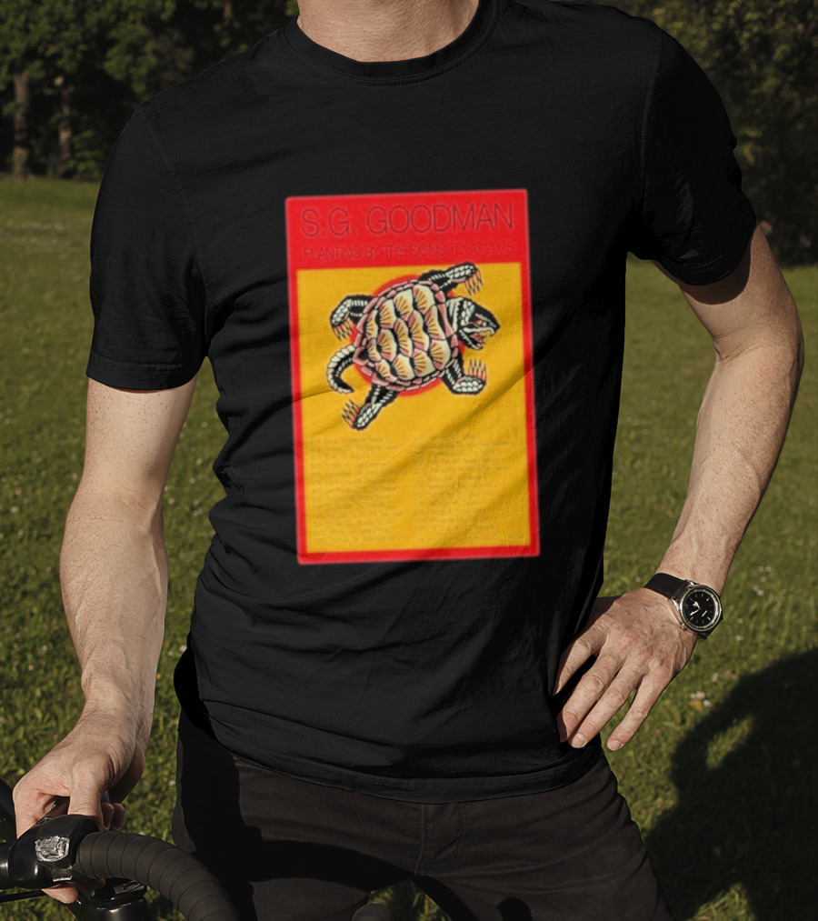 S.G. Goodman Planting By The Signs Tour 2025 Turtle Artwork And Tour Dates T-Shirt