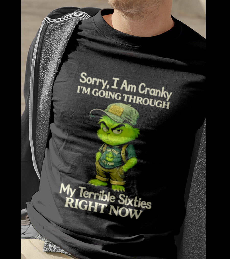 Sorry I Am Cranky I'm Going Through My Terrible Sixties Right Now T-Shirt