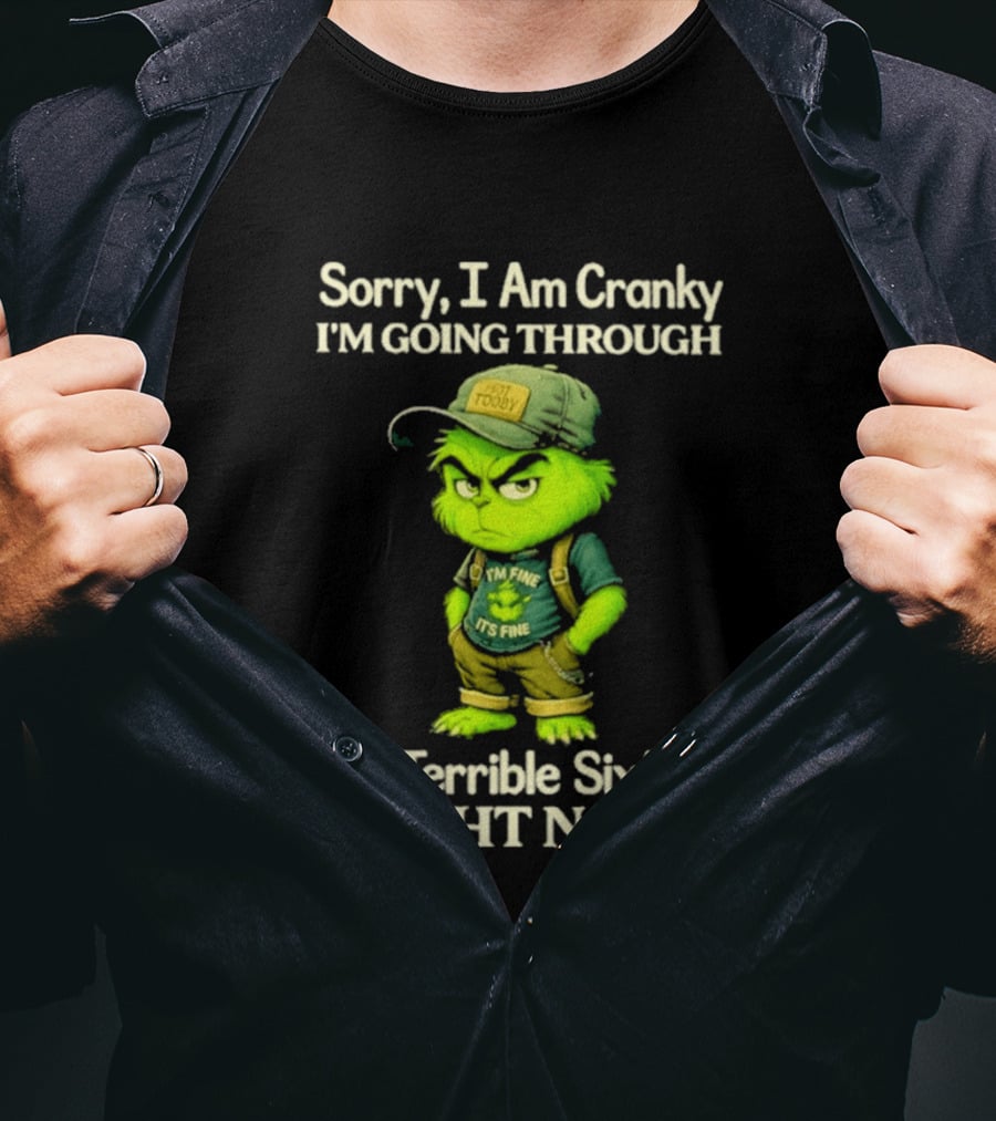 Sorry I Am Cranky I'm Going Through My Terrible Sixties Right Now T-Shirt