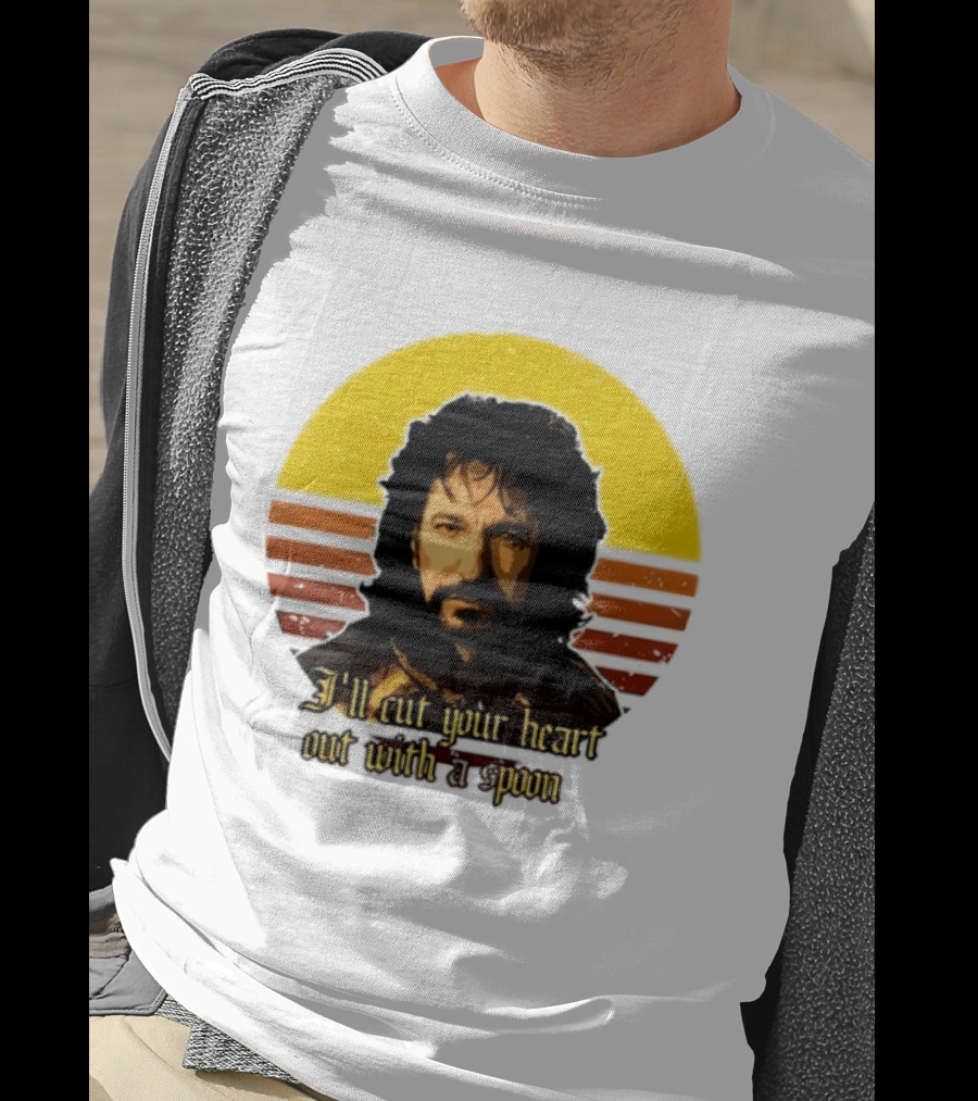 Alan Rickman I'll Cut Your Heart Out With A Spoon T-Shirt