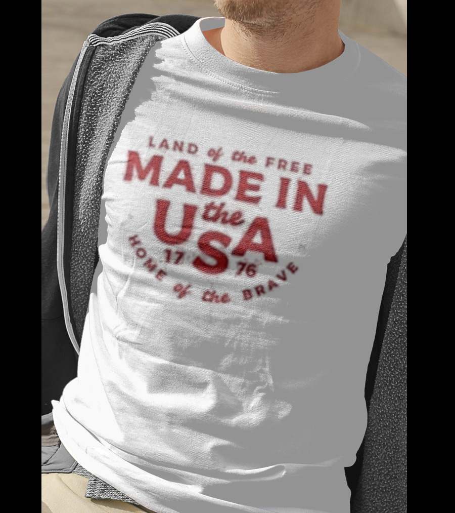 Peace Love Free America250 Made In The USA Honor Pride טo Serve T-Shirt