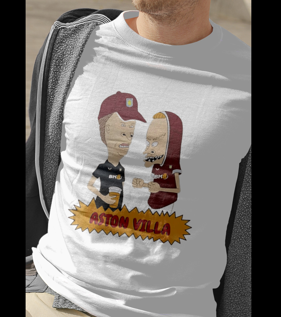 Aston Villa Beavis And Butt Head BK8 T-Shirt