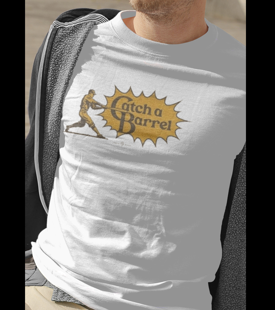 Jackson Merrill Catch A Barrel San Diego Padres Baseball T-Shirt