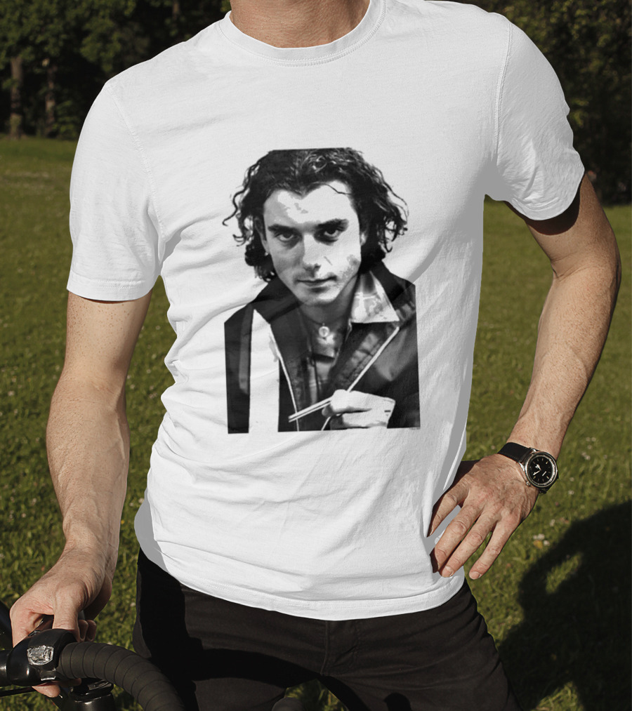 Bush Gavin Rossdale Black White Photo T-Shirt