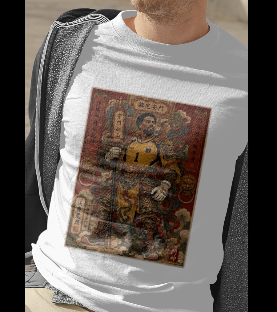 Cape Verde Goalkeeper Vozninha Door God Guardian T-Shirt