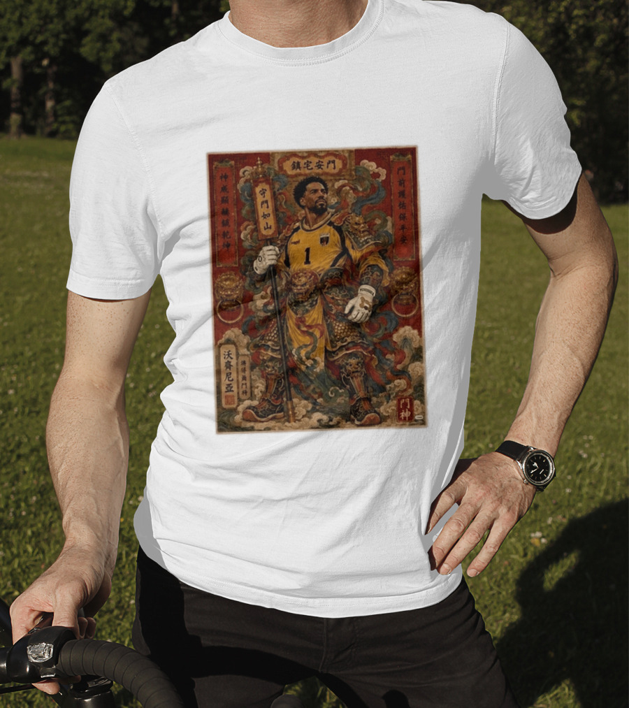 Cape Verde Goalkeeper Vozninha Door God Guardian T-Shirt