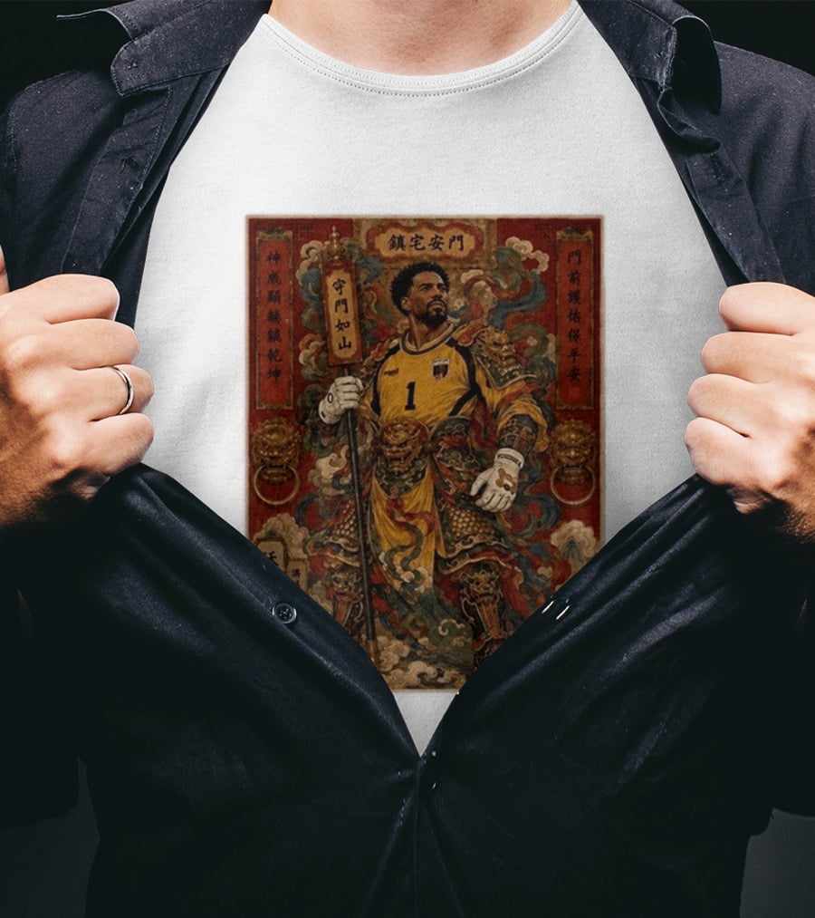 Cape Verde Goalkeeper Vozninha Door God Guardian T-Shirt