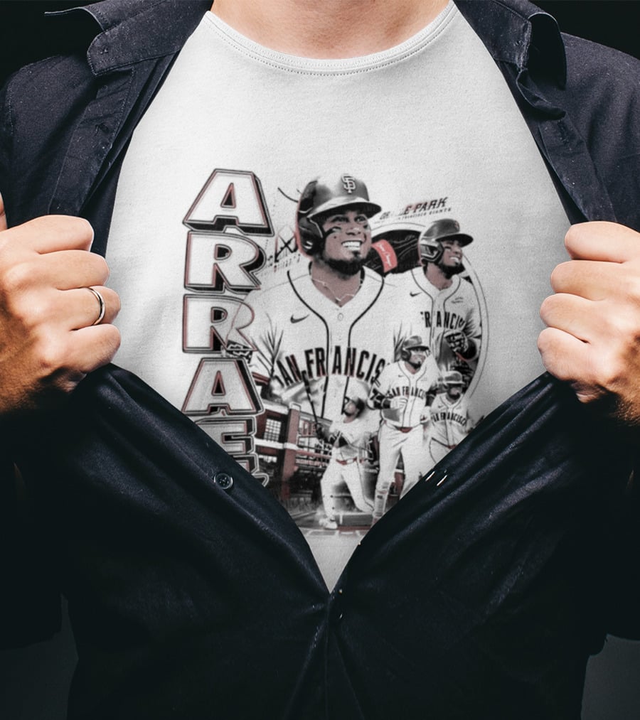 San Francisco Giants Luis Arraez MLB 2026 Collage T-Shirt