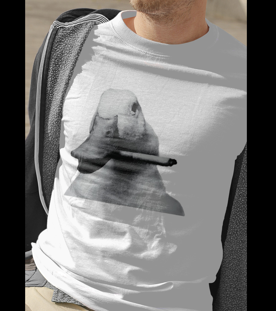 Duck With Cigarette Meme Smoking Duck Meme T-Shirt