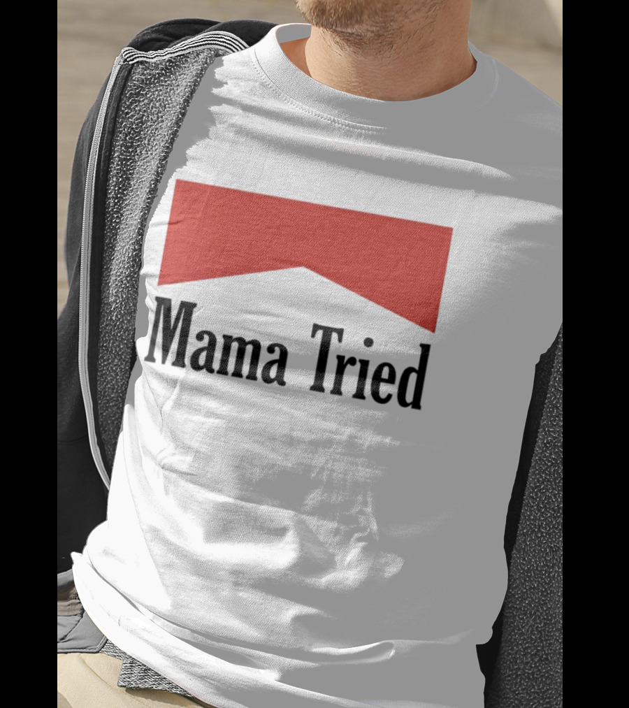 Mama Tried Red Chevron T-Shirt