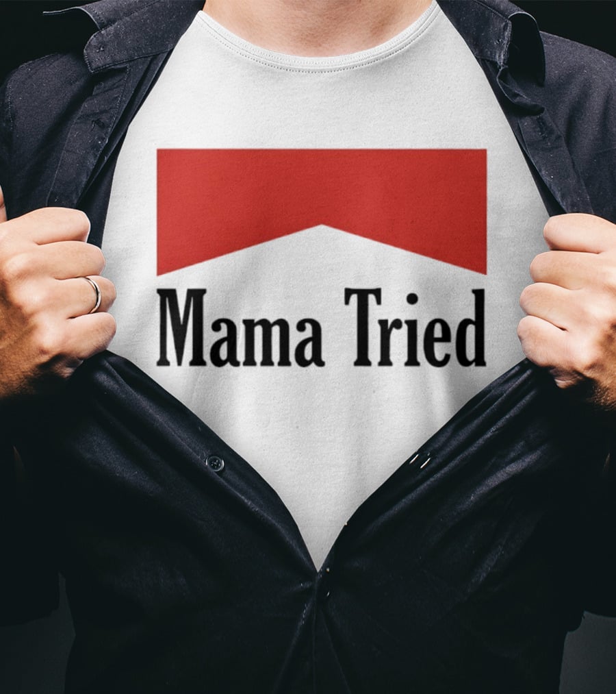 Mama Tried Red Chevron T-Shirt