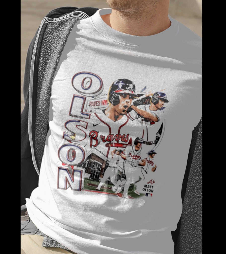 Matt Olson Braves 2026 MLB Collage Nike Swingman T-Shirt