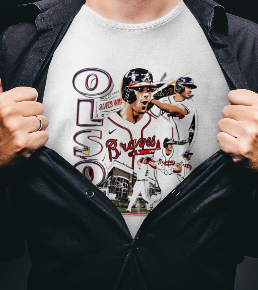 Matt Olson Braves 2026 MLB Collage Nike Swingman T-Shirt