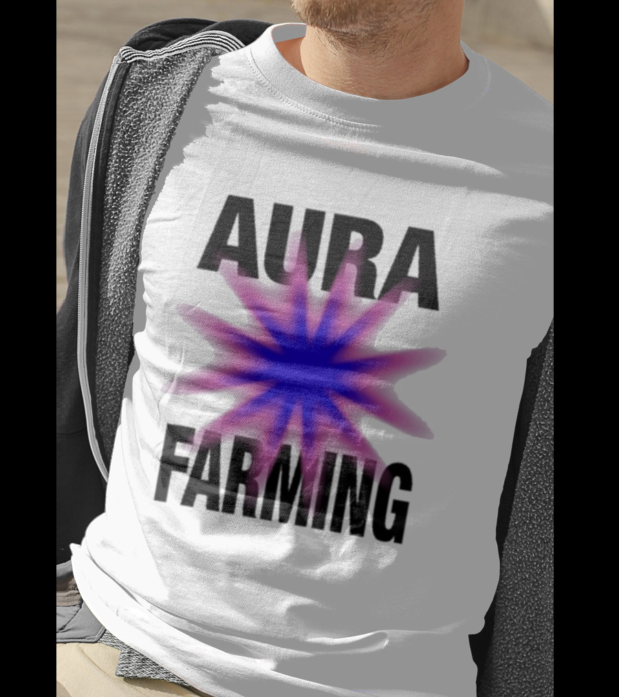 Farming Aura Starburst Energy Visual T-Shirt