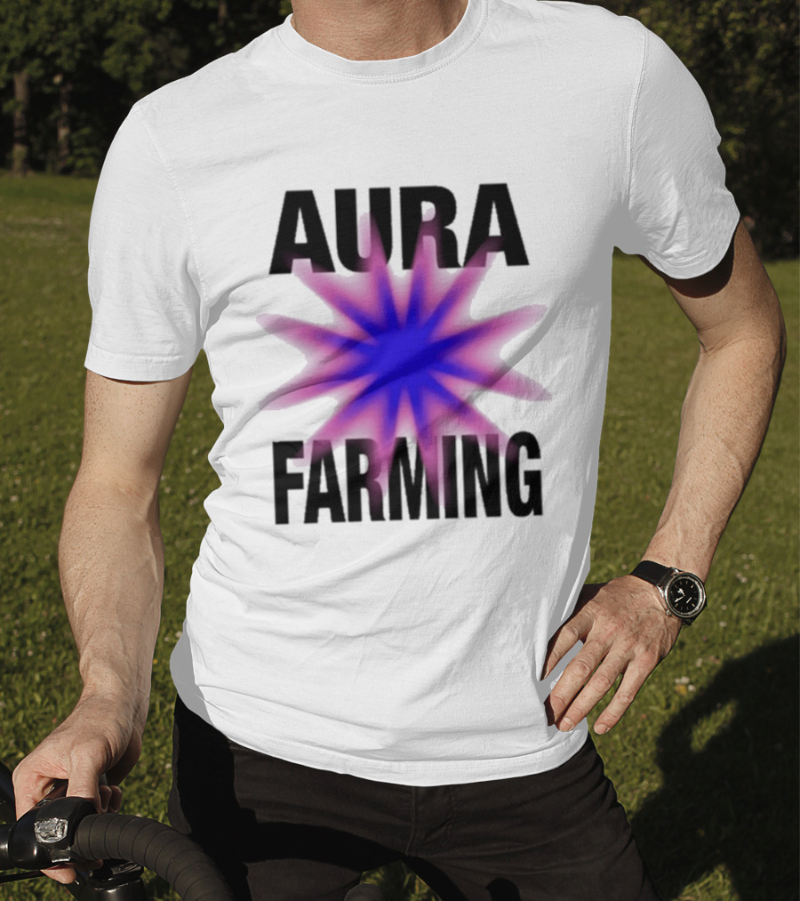 Farming Aura Starburst Energy Visual T-Shirt
