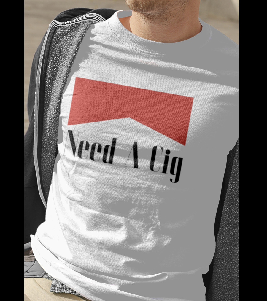 Need A Cig Marlboro Red Chevron T-Shirt