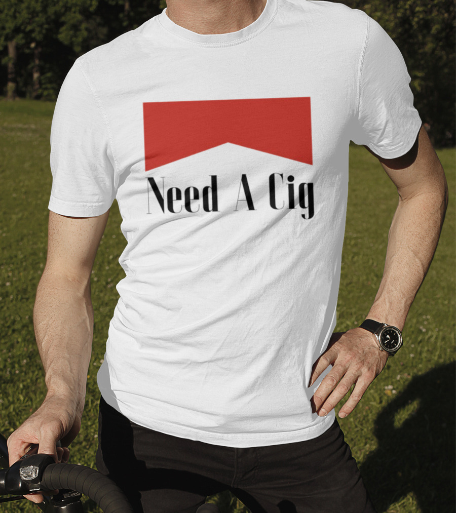 Need A Cig Marlboro Red Chevron T-Shirt