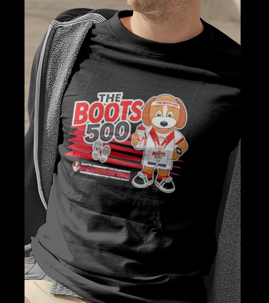 The Boots 500 Saints Community Development Foundation Adventures T-Shirt