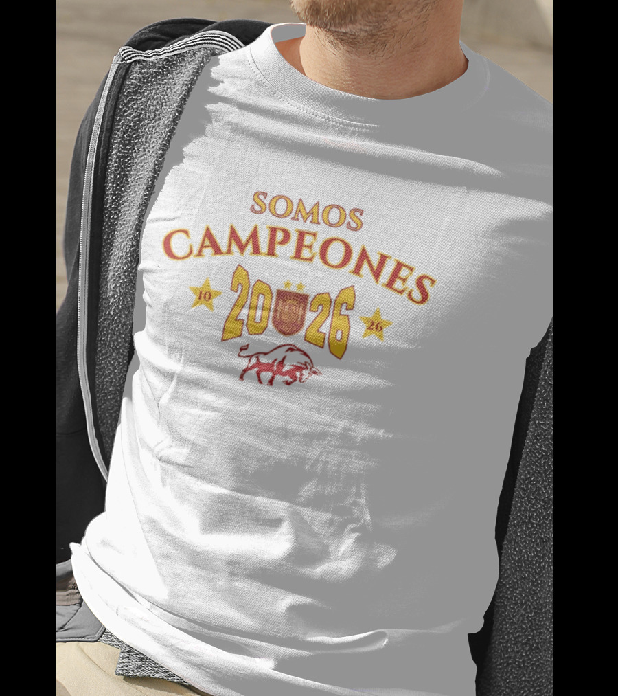 Somos Campeones 2026 Spain 10 26 Bull T-Shirt