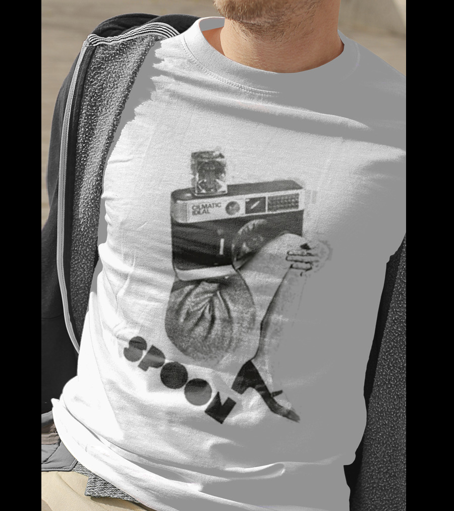 Spoon Camera Silver Iconic Utensil T-Shirt