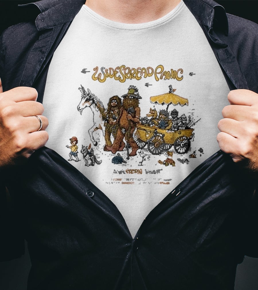 Widespread Panic Western Jaunt Tour 2026 July 5 To July 25 Spusta T-Shirt