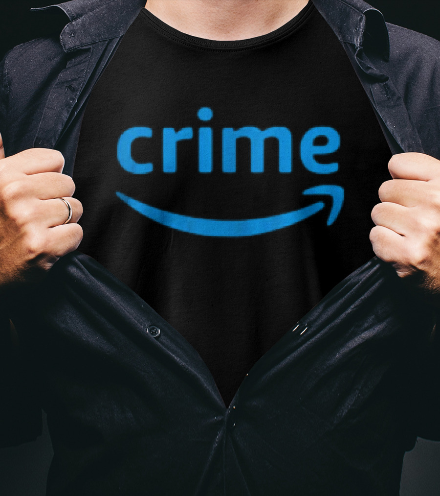 Amazon Prime Crime Parody Oversized T-Shirt