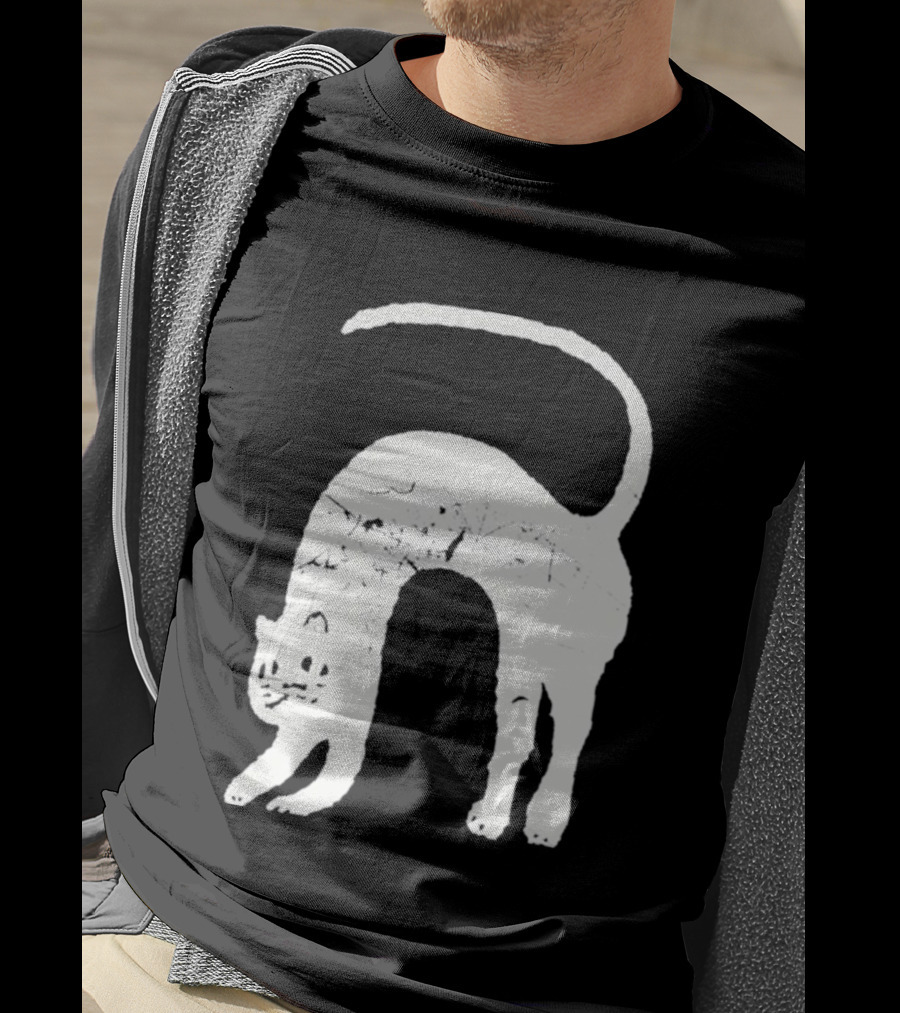 Angeltype Catvisu Arched Feline T-Shirt