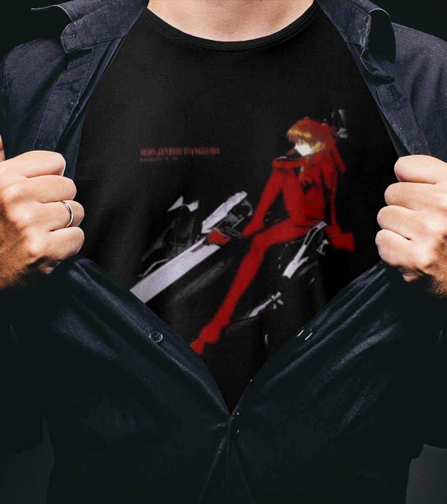 Asuka Langley Soryu Neon Genesis Evangelion Genesis 0 11 Bold Red T-Shirt
