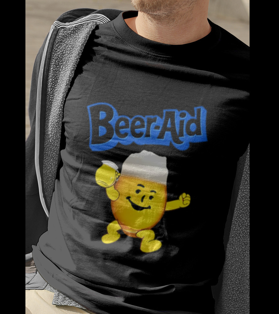 Beer Aid Kool Aid Beer Alcohol Party Humor T-Shirt