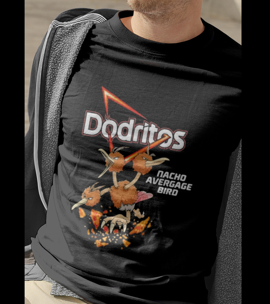 Dodritos Nacho AVERGAGE BIRD Pokemon T-Shirt