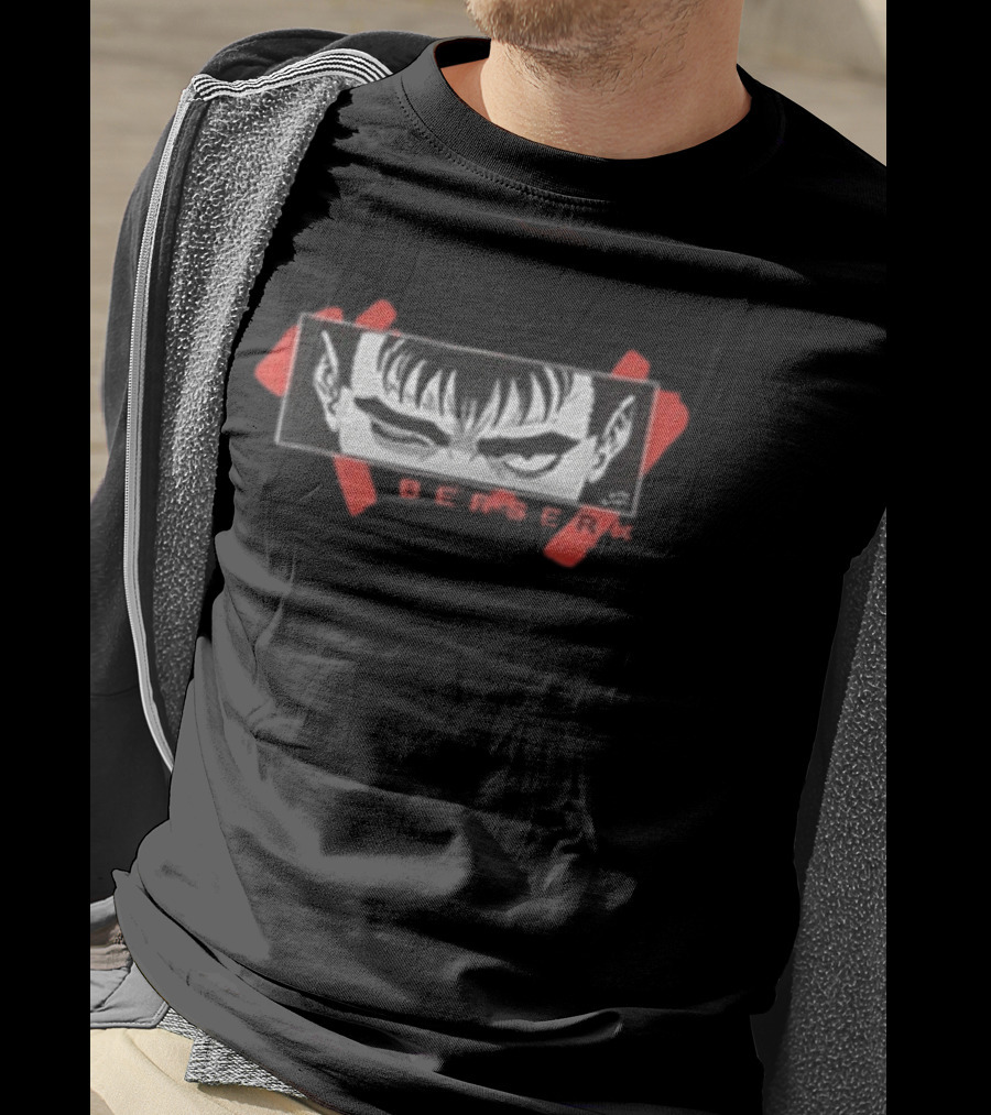 Berserk Manga 2026 Collage Guts Iconic Glare Two Sided T-Shirt