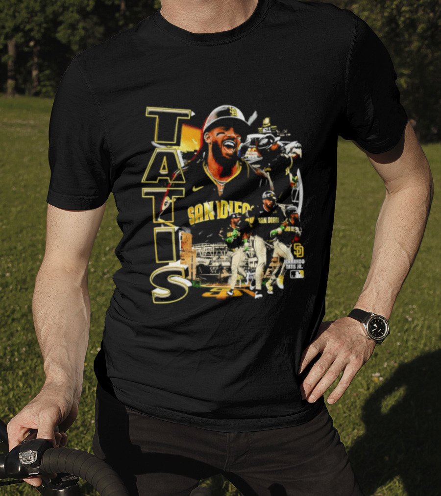 San Diego Padres Tatis Jr. 2026 MLB Collage T-Shirt