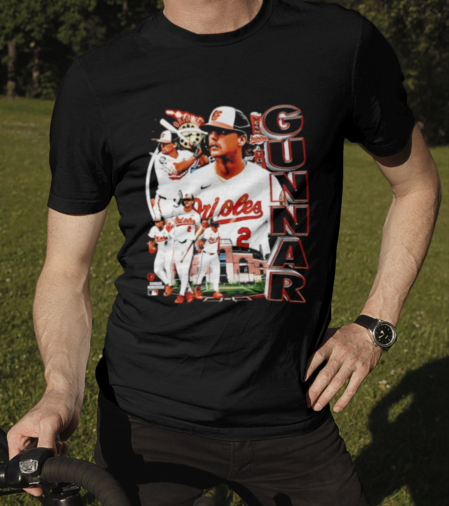 Gunnar Henderson Baltimore Orioles MLB 2026 Collage T-Shirt