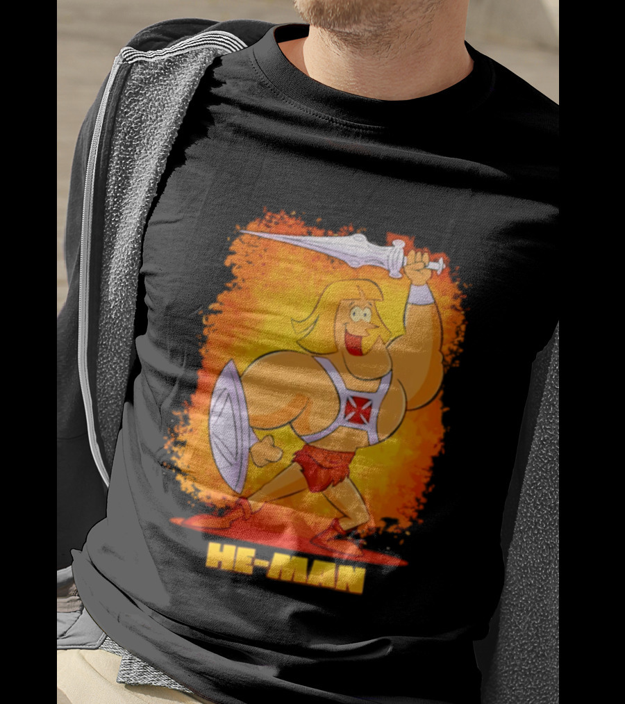 He Man Power Sword Masters Of The Universe Retro 80s T-Shirt