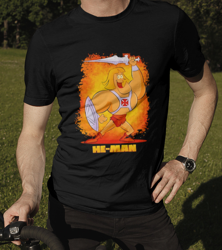 He Man Power Sword Masters Of The Universe Retro 80s T-Shirt