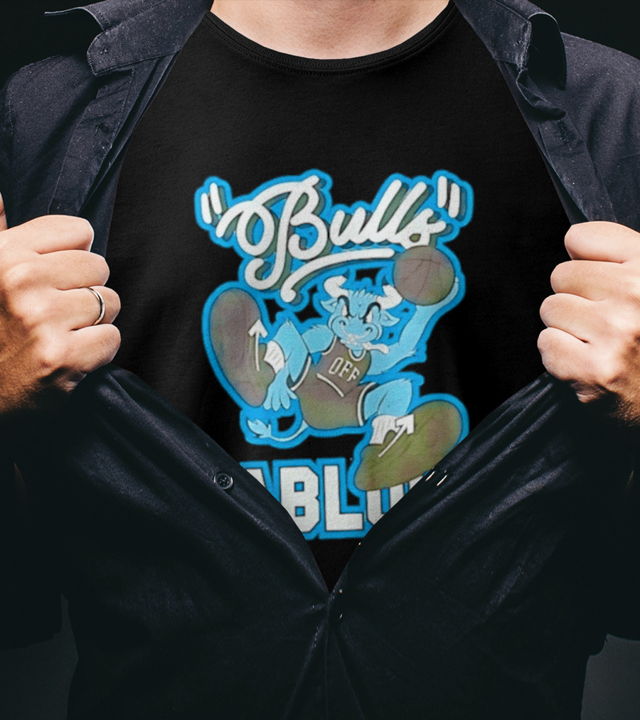 Bulls Abloh Off Basketball Slam Dunk T-Shirt