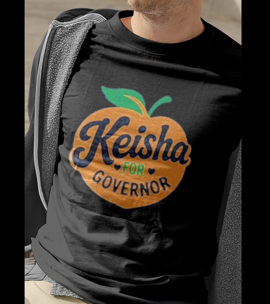 Keisha For Governor Peach T-Shirt