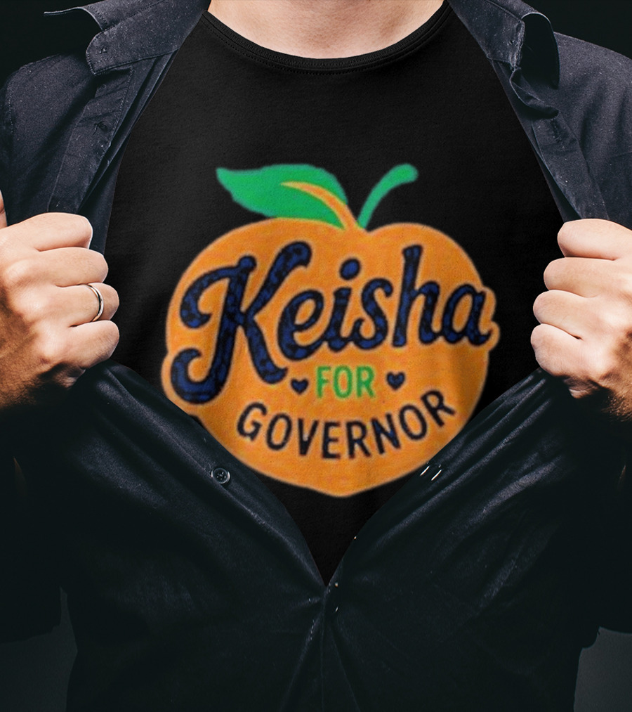 Keisha For Governor Peach T-Shirt