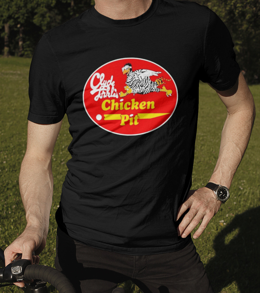 Clyde Torkel's Chicken Pit Stroker Ace Racing Theme Retro 1983 T-Shirt