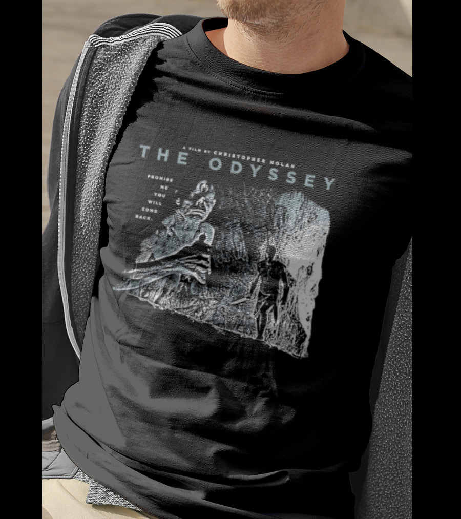 The Odyssey Christopher Nolan Promise Me You Will Come Back Greek Mythology T-Shirt
